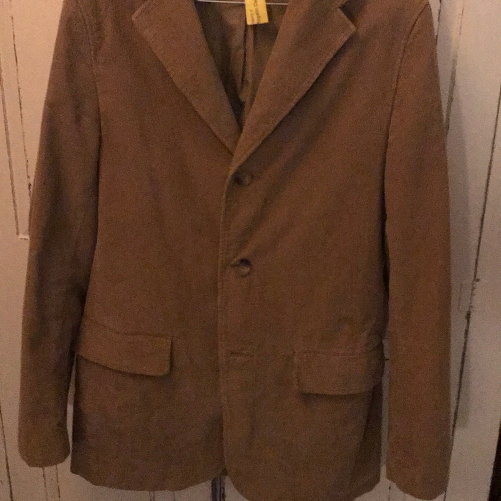 Men Banana Republic corduroy blazer/42long tan